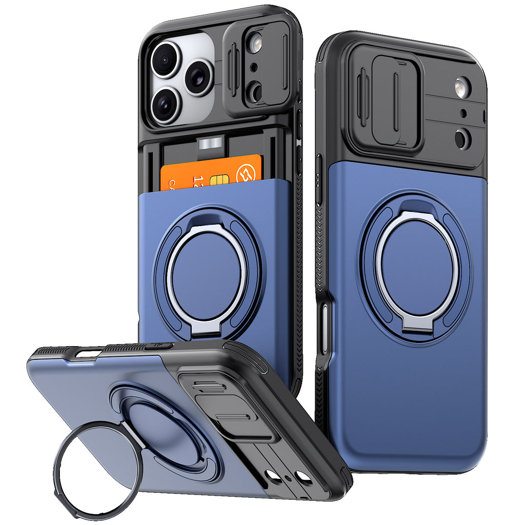 ShieldVault – 2-in-1 Shockproof Card Holder Phone Case