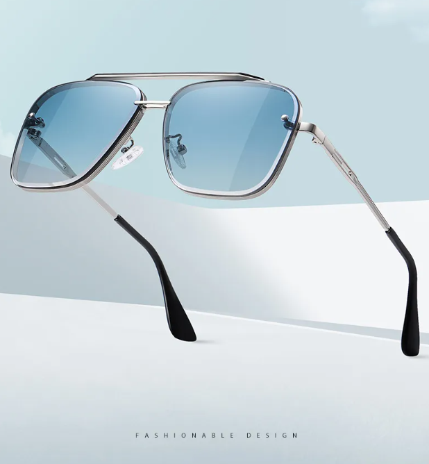 Dual-Tone Gradient Polarized Sunglasses