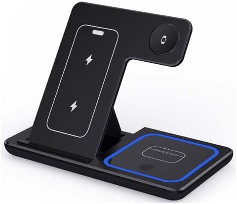 3-in-1 Ambient LED Fast Wireless Charging Stand