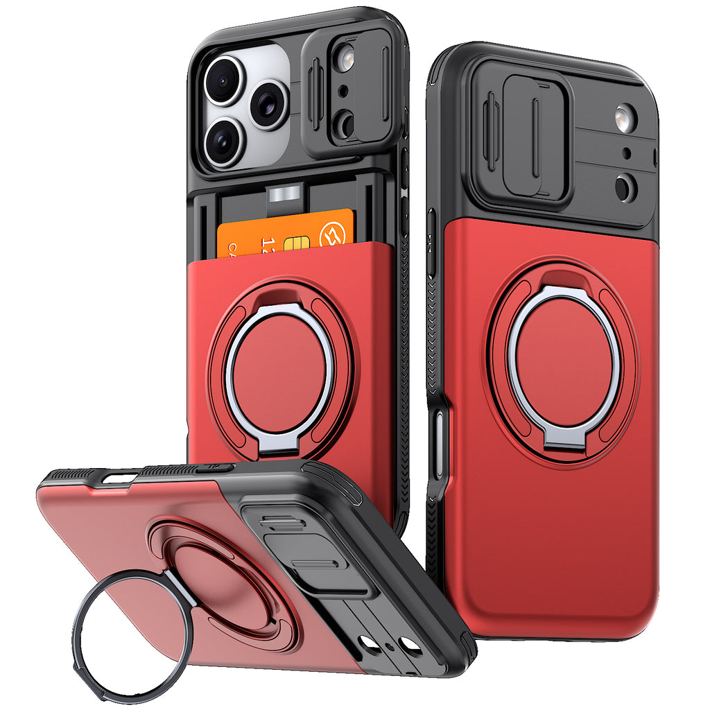 ShieldVault – 2-in-1 Shockproof Card Holder Phone Case