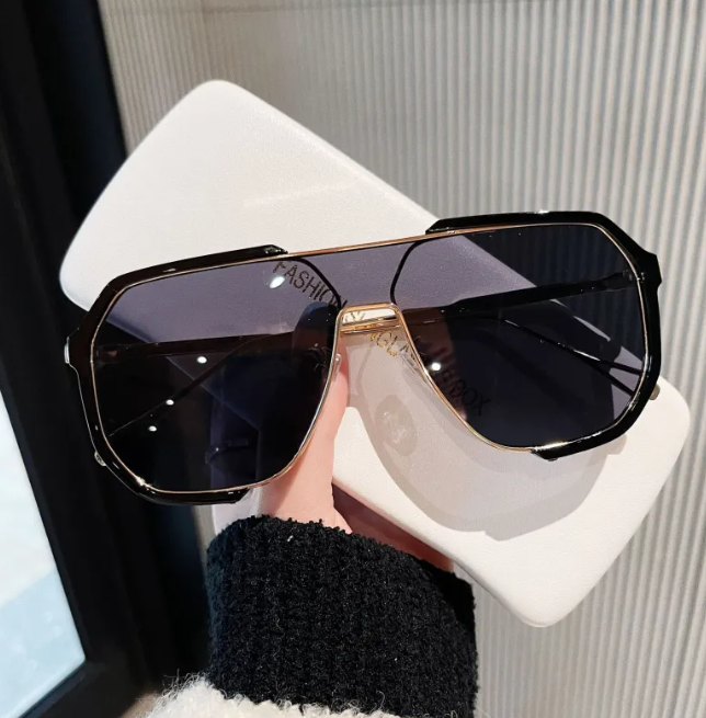 Double Beam Oversized Fashion Glasses
