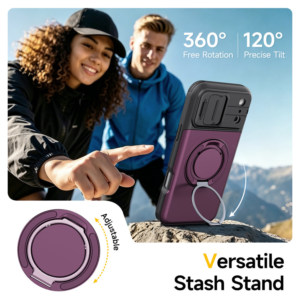 ShieldVault – 2-in-1 Shockproof Card Holder Phone Case