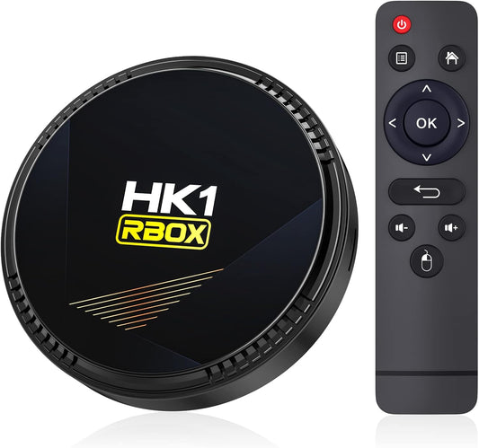 Android Box, Android 12.0 TV Box with 4GB RAM 32GB ROM Allwinner H618 Quad-Core 64-bit Cortex-A53, Builtin 2.4GHz/5.0GHz WiFi6 Bluetooth 5.0+, Support H.265/3D/8K Ultra HD/HDMI 2.0 Smart TV Box