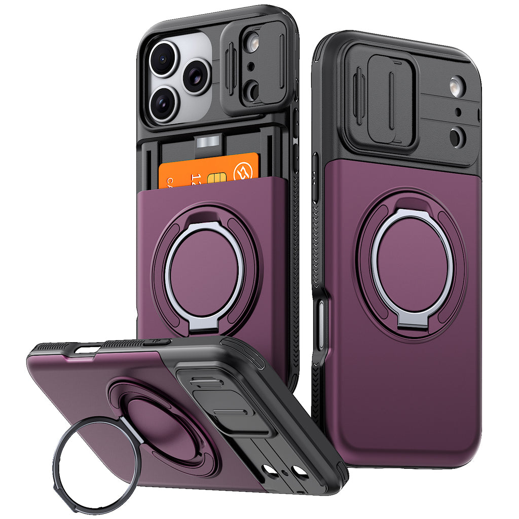 ShieldVault – 2-in-1 Shockproof Card Holder Phone Case