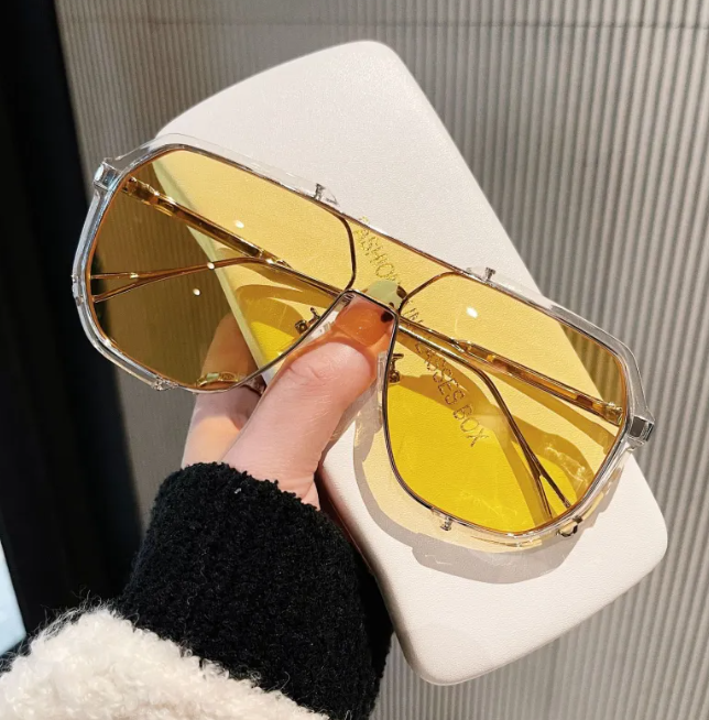 Double Beam Oversized Fashion Glasses