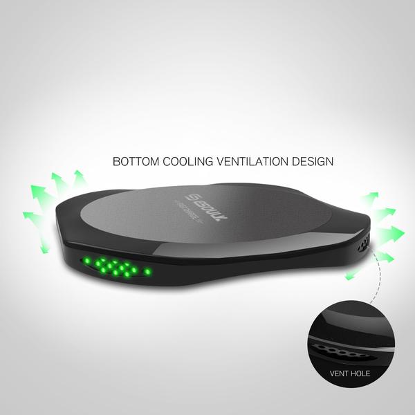 Esoulk QI Certified 10W Wireless Charging Fast Charger Pad