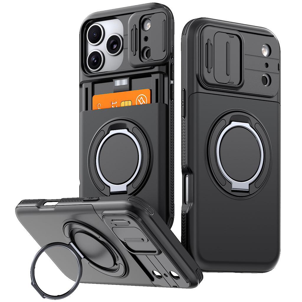 ShieldVault – 2-in-1 Shockproof Card Holder Phone Case