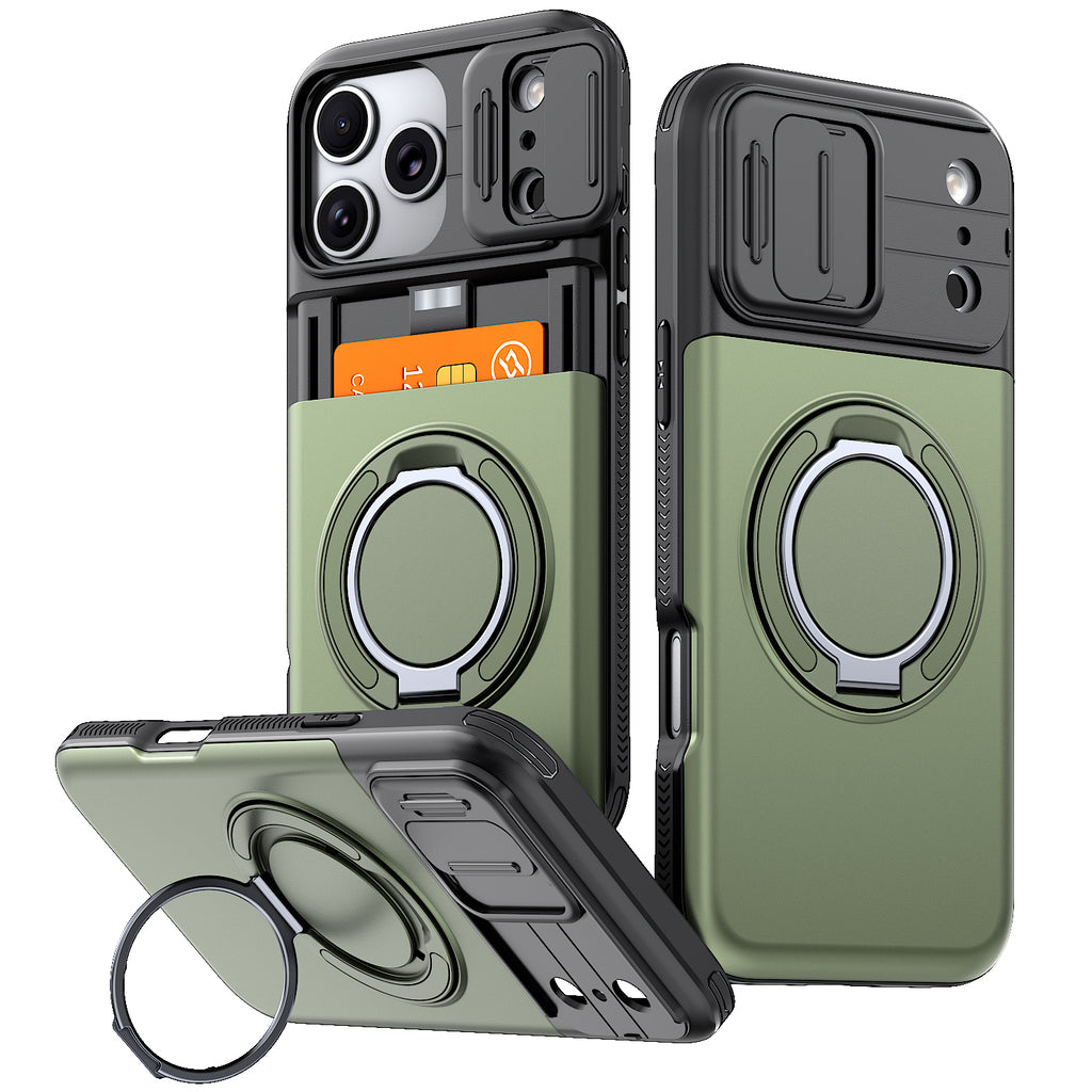 ShieldVault – 2-in-1 Shockproof Card Holder Phone Case
