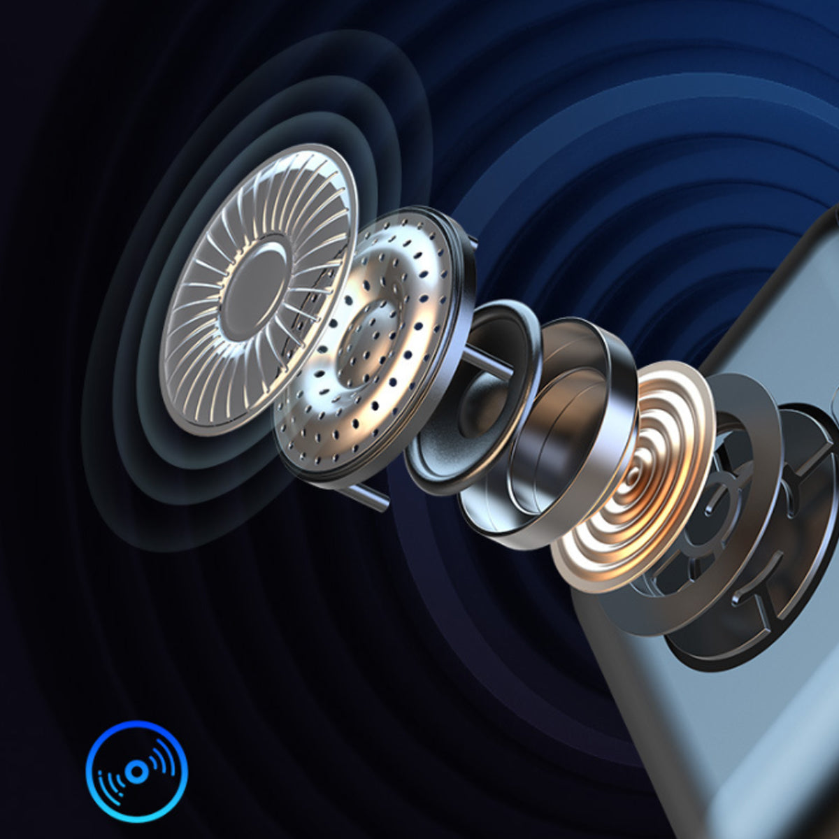 Sound Booster 2 in 1 Speaker With Earphones