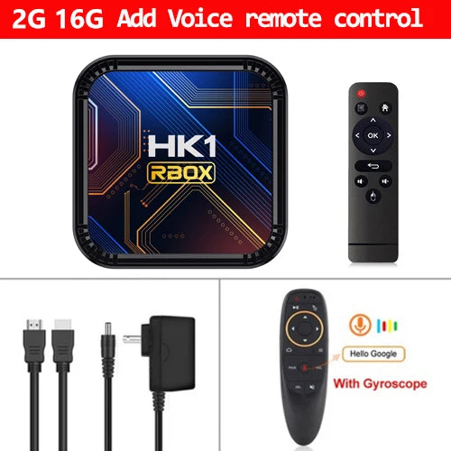 HK1 RBOX K8S Smart TV Box Rockchip RK3528 4G 32G 64G 8K 4K Android 13 Google Voice Media Player BT 5G Wifi6 Set Top Box Tvbox