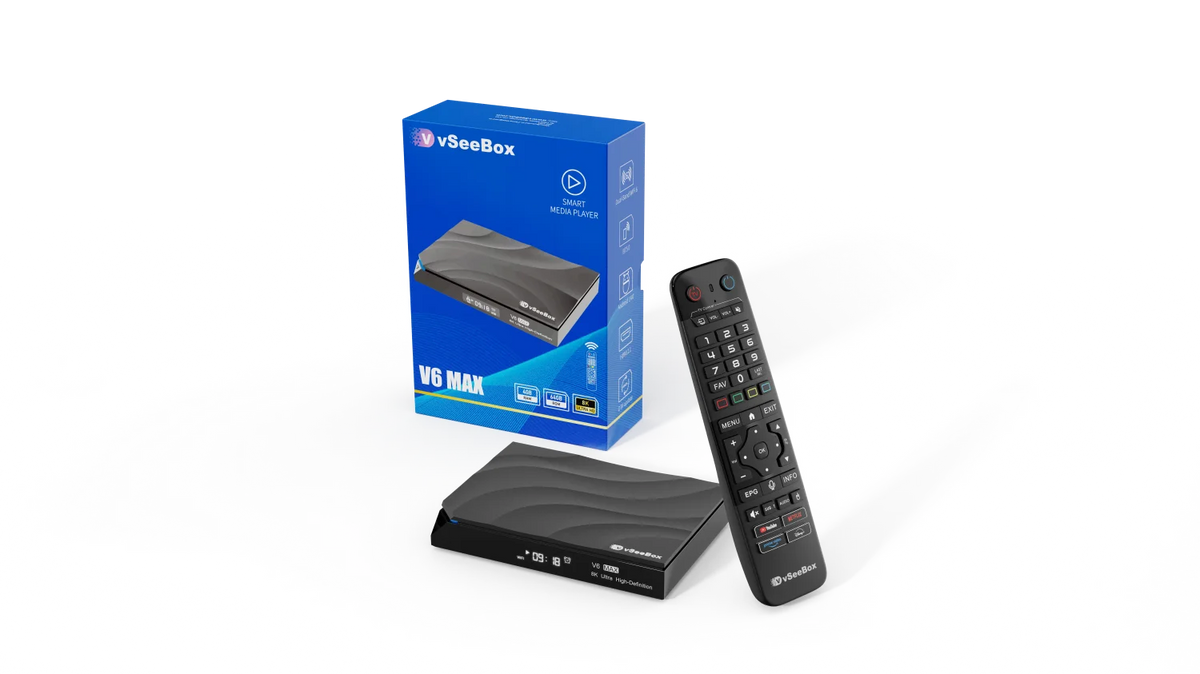 vSeeBox V6 Max Android 14 Streaming