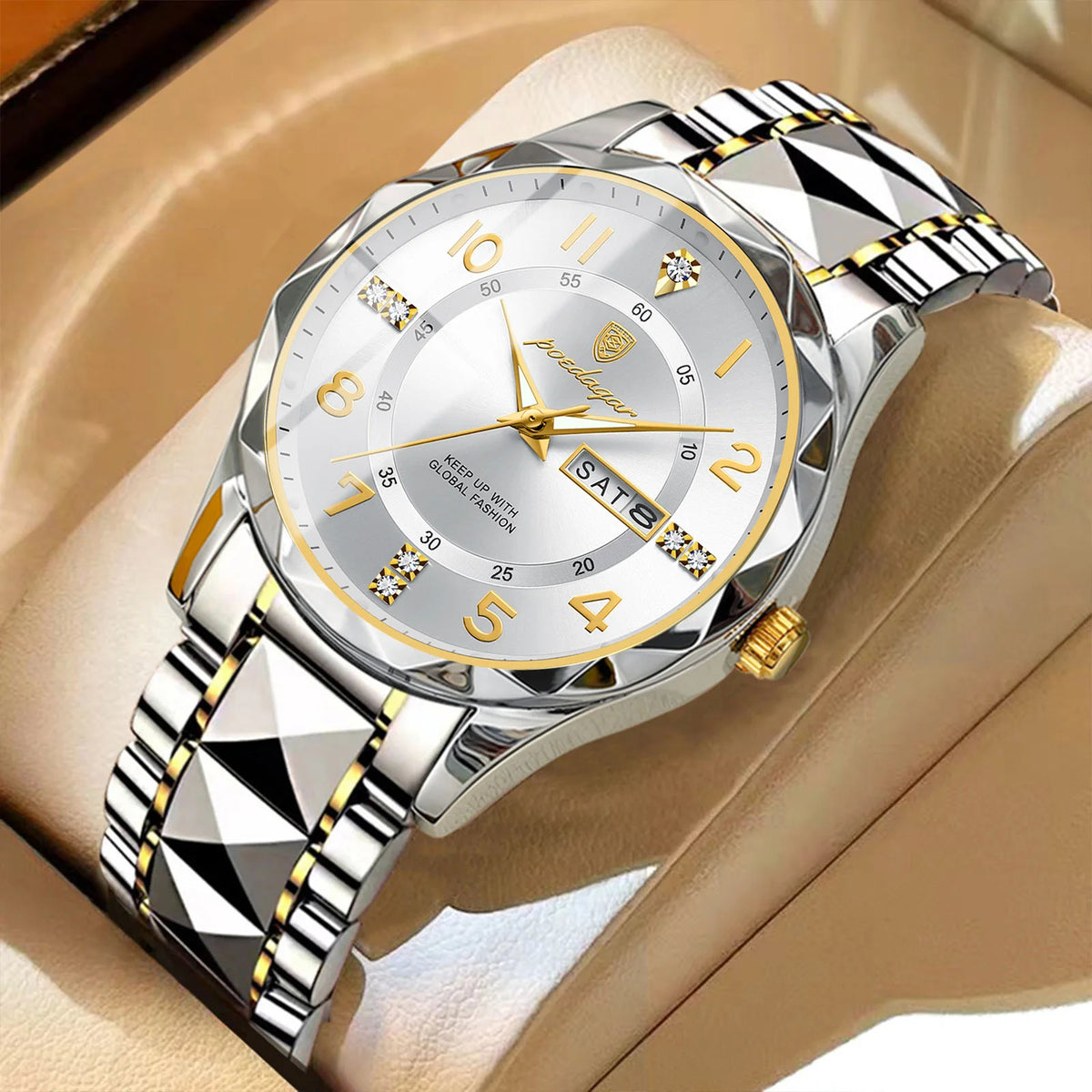 Reloj Titanforce – Reloj de Hombre – Reloj Deportivo de Titanio Impermeable con Cronógrafo y Alarma