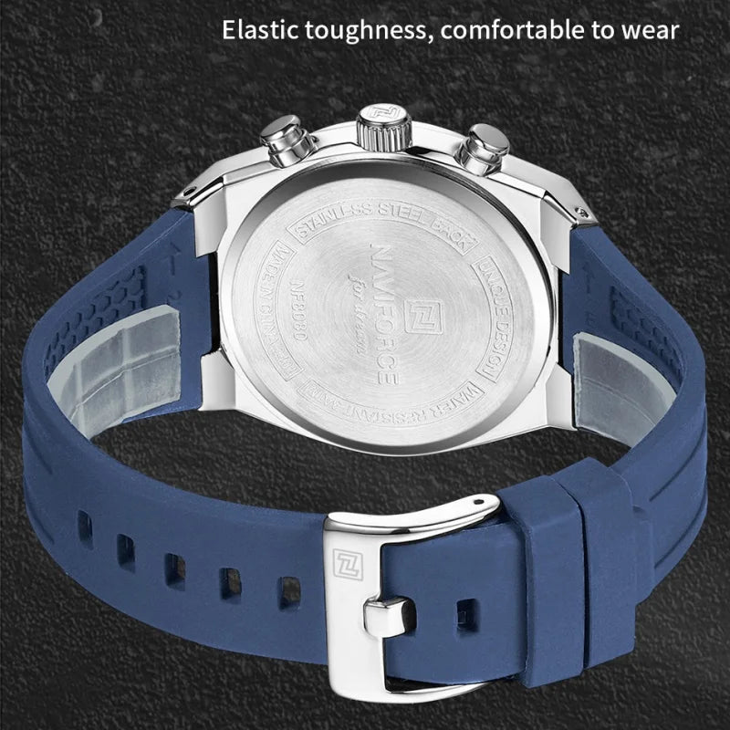 Naviforce NF-7132 Textured Dial Sport Watch