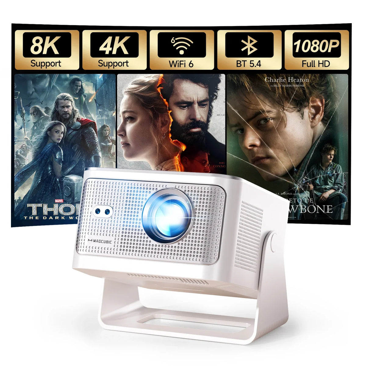 Magcubic HY350 Max 1080P Projector with Auto Focus