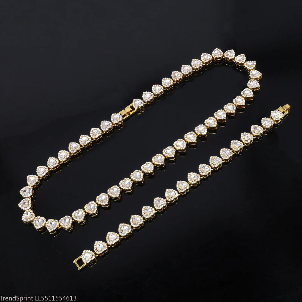 Heart Sparkle Necklace & Bracelet Collection