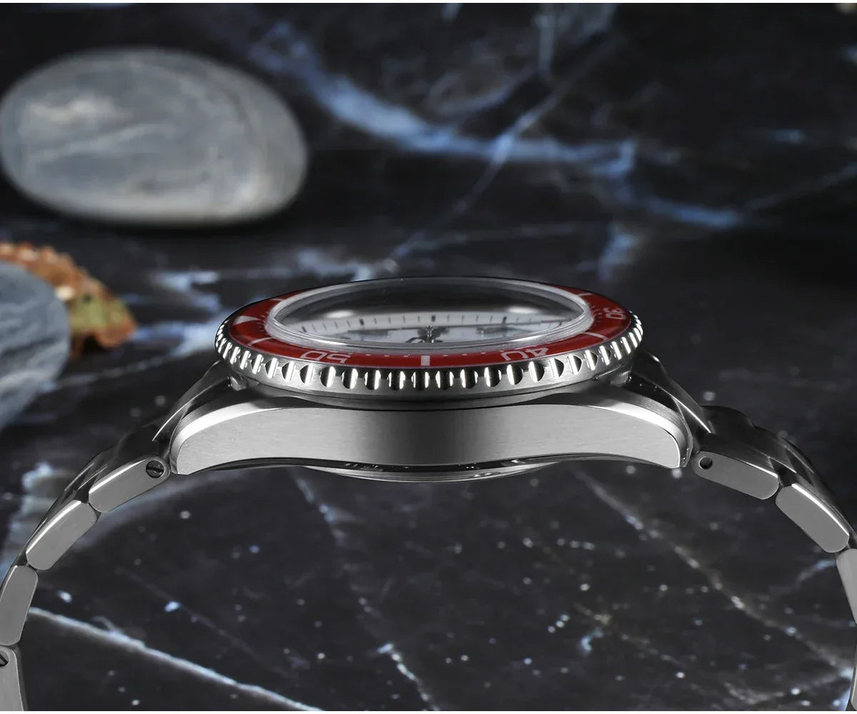 San Martin 39mm Full Lume Enamel Dial NH35 Dive Watch — 200M SN0129