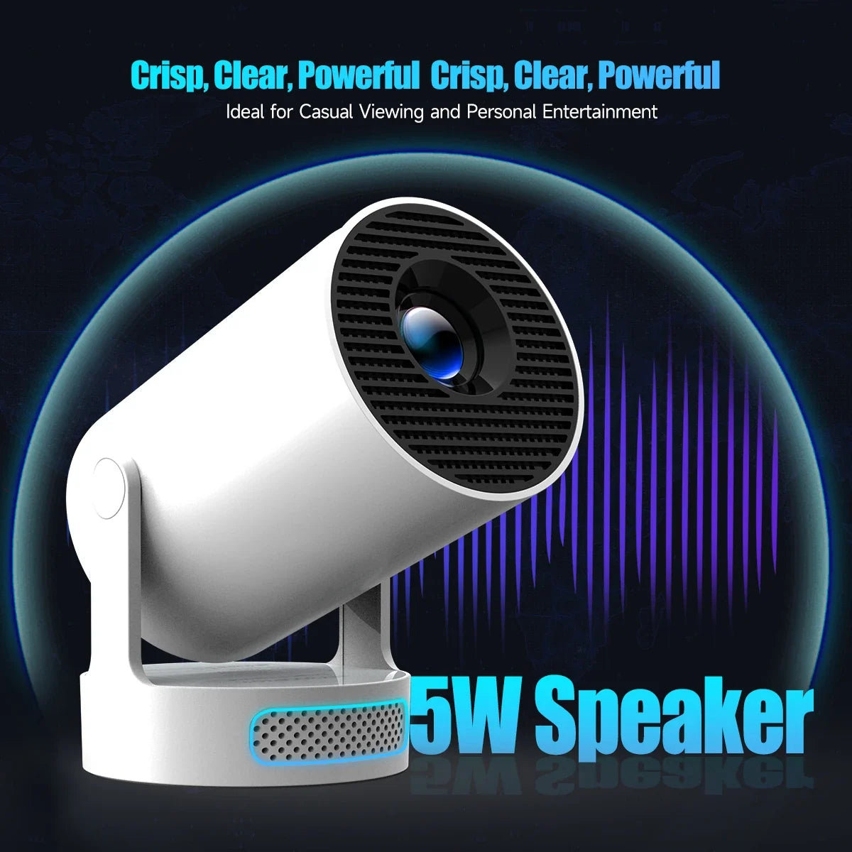 Magcubic HY300 Pro+ 720P Mini Projector with WiFi 6