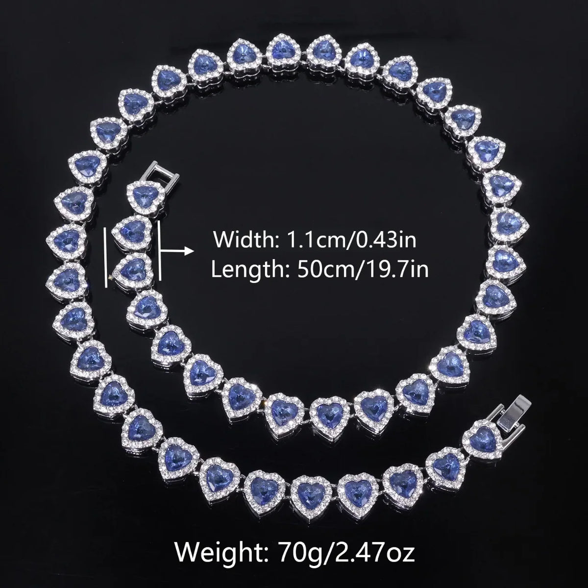 Heart Sparkle Necklace & Bracelet Collection