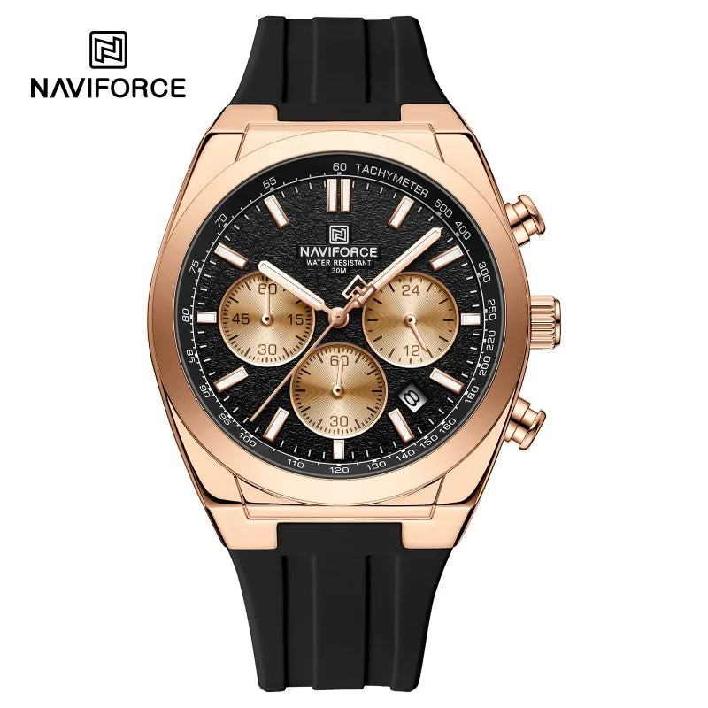 Naviforce NF-7132 Textured Dial Sport Watch