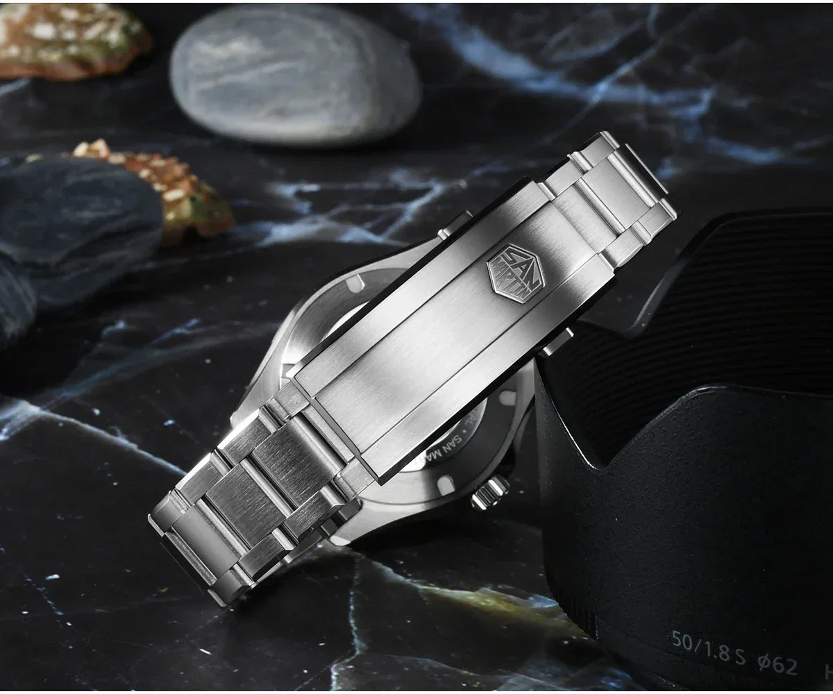 San Martin 39mm Full Lume Enamel Dial NH35 Dive Watch — 200M SN0129
