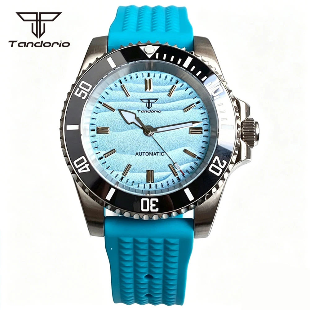 40MM Sand Dune Submariner Mod Tandorio TD266S Sapphire For  Miyota 8215/NH35/2824 Movt 10ATM