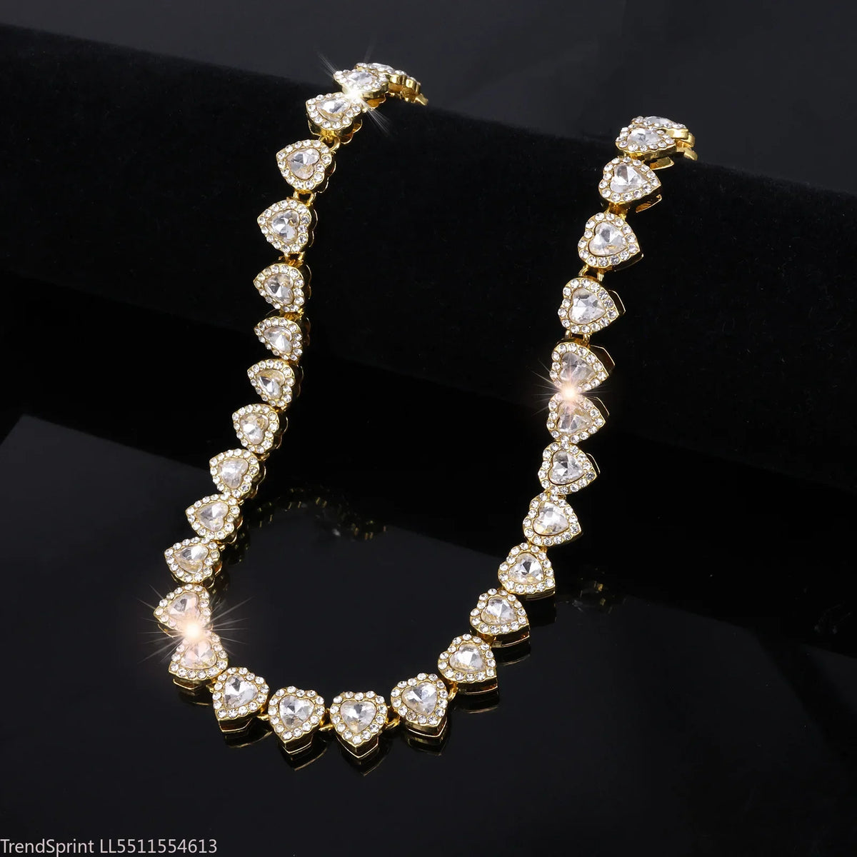 Heart Sparkle Necklace & Bracelet Collection