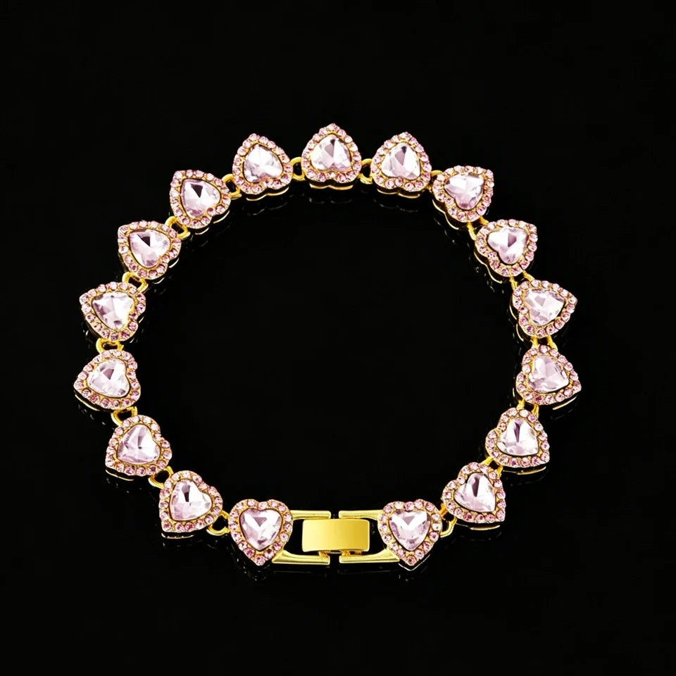 Heart Sparkle Necklace & Bracelet Collection