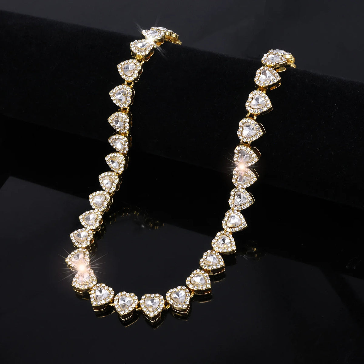 Heart Sparkle Necklace & Bracelet Collection