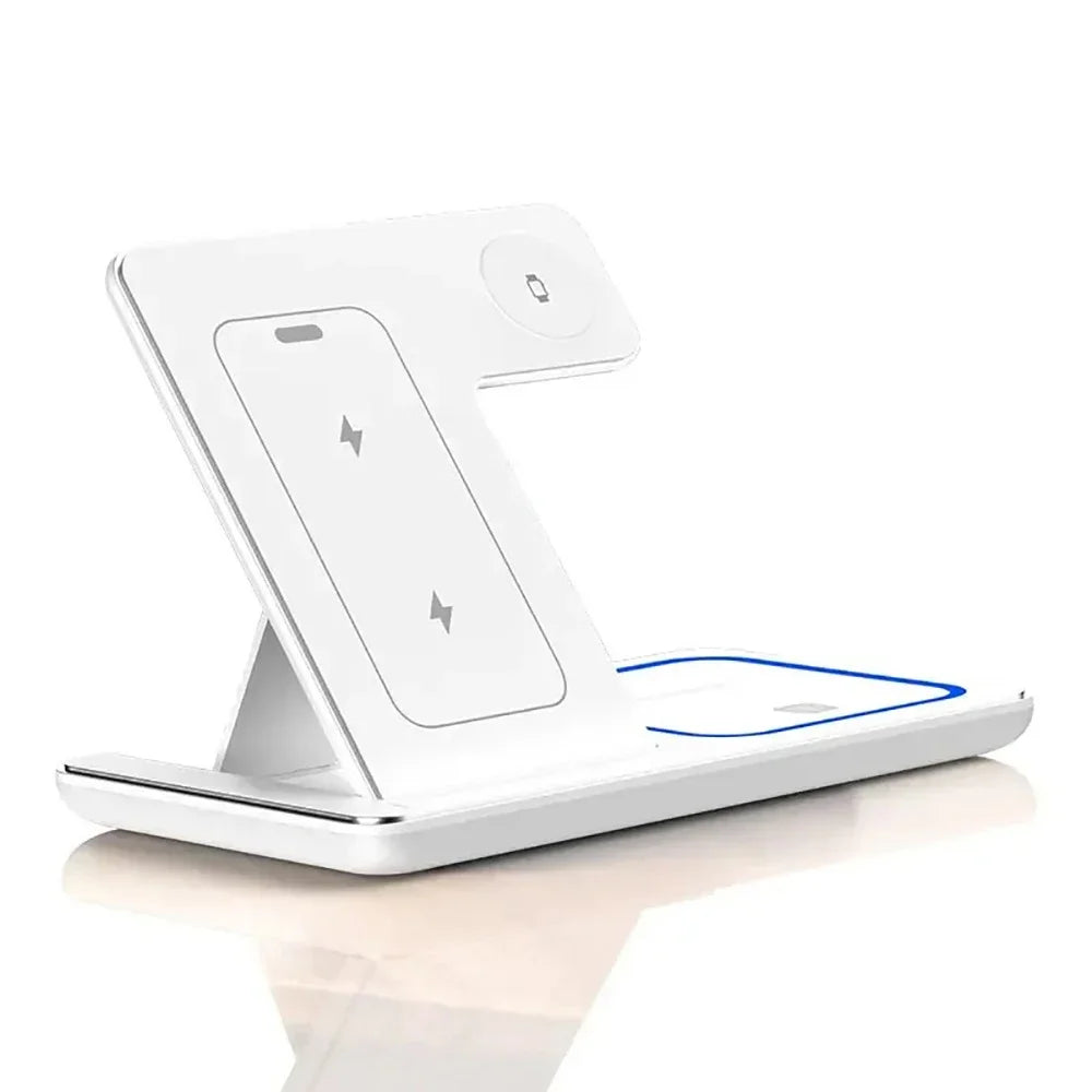 3-in-1 Ambient LED Fast Wireless Charging Stand