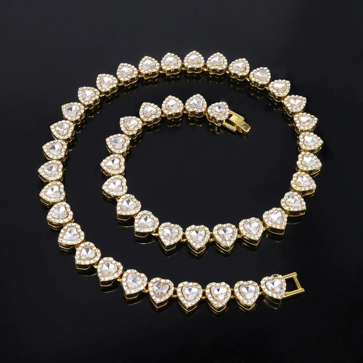 Heart Sparkle Necklace & Bracelet Collection