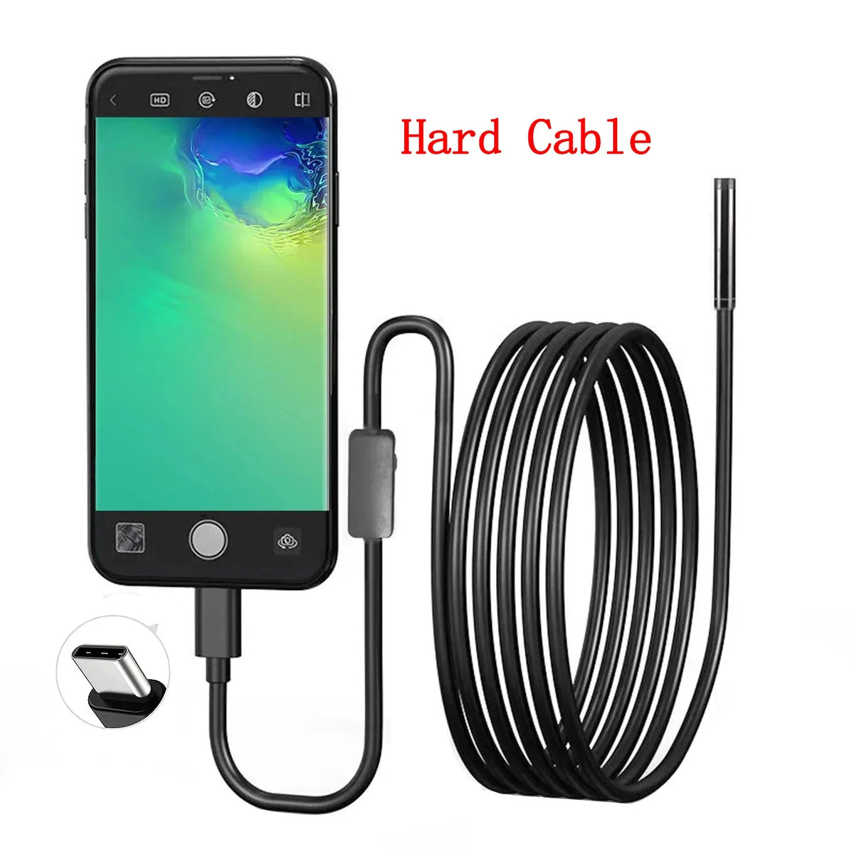 USB Endoscope Camera 5.5mm – OTG Android Borescope Snake Cam