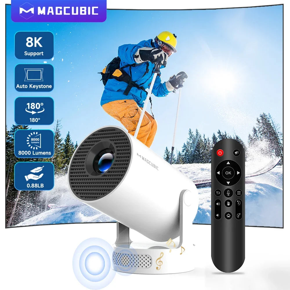 Magcubic HY300 Pro+ 720P Mini Projector with WiFi 6