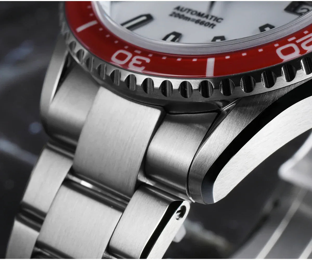 San Martin 39mm Full Lume Enamel Dial NH35 Dive Watch — 200M SN0129
