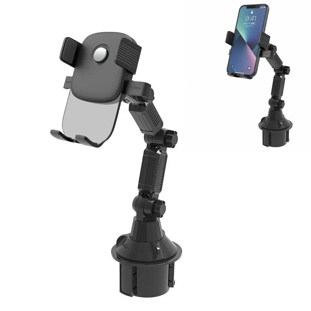 VIKEFON Car Cup-Holder Phone & Tablet Mount — Long Arm