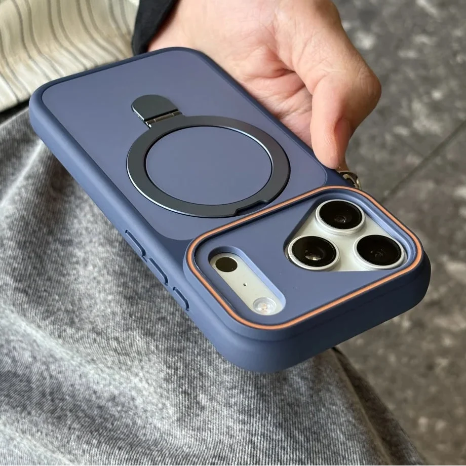 Luxury MagSafe Case for iPhone 18 17 with Ring Holder
