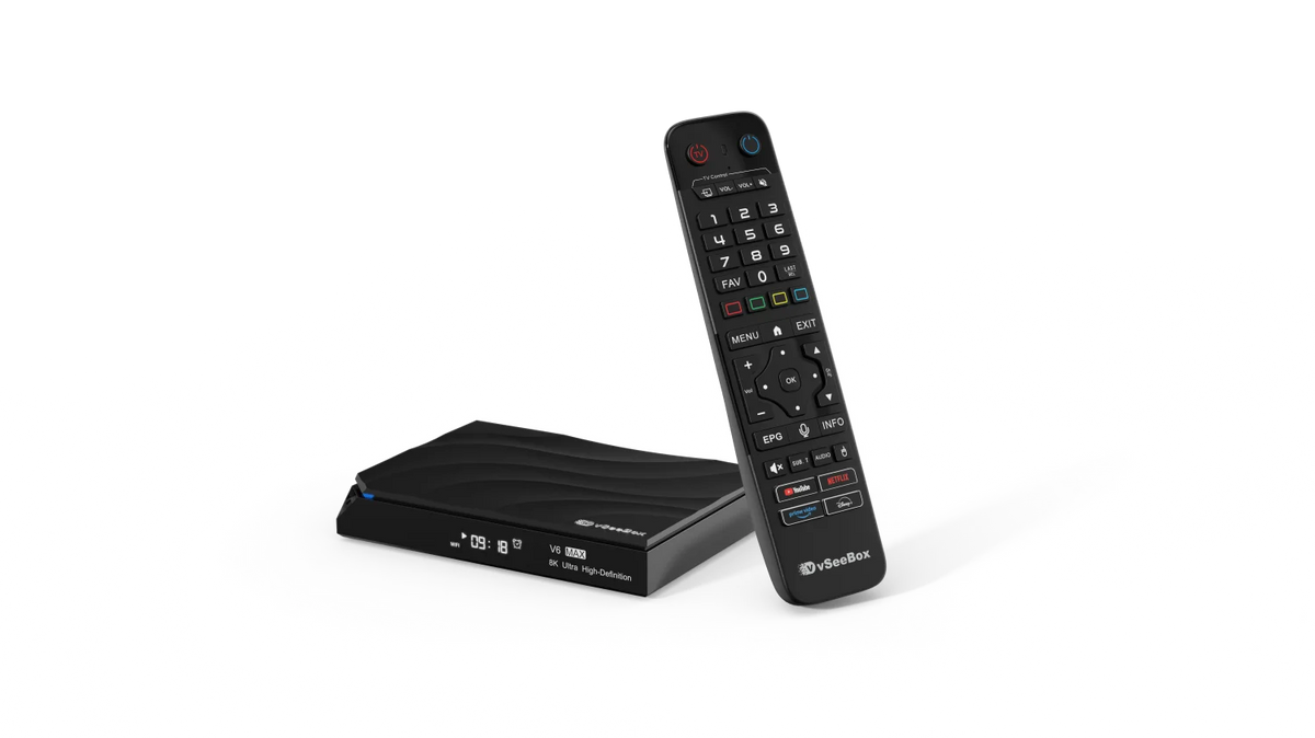vSeeBox V6 Max Android 14 Streaming