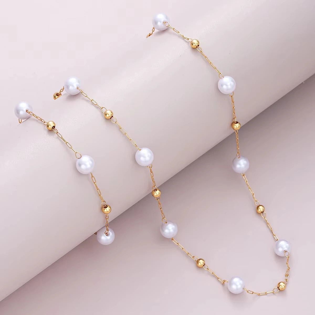 Pearl Heart Jewelry Set