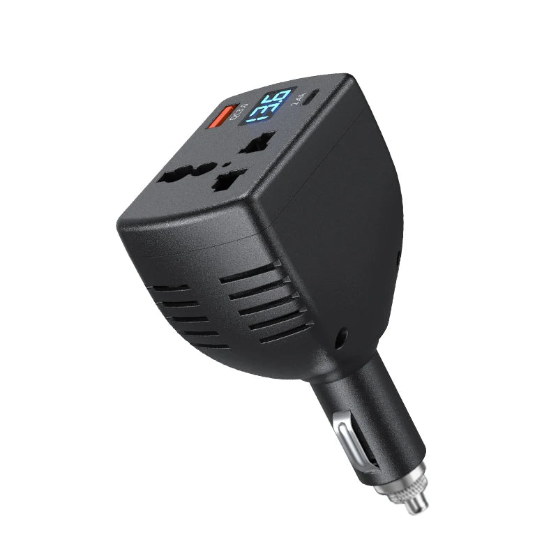 2025 150W 12V to 220V Car Power Inverter with USB Charger