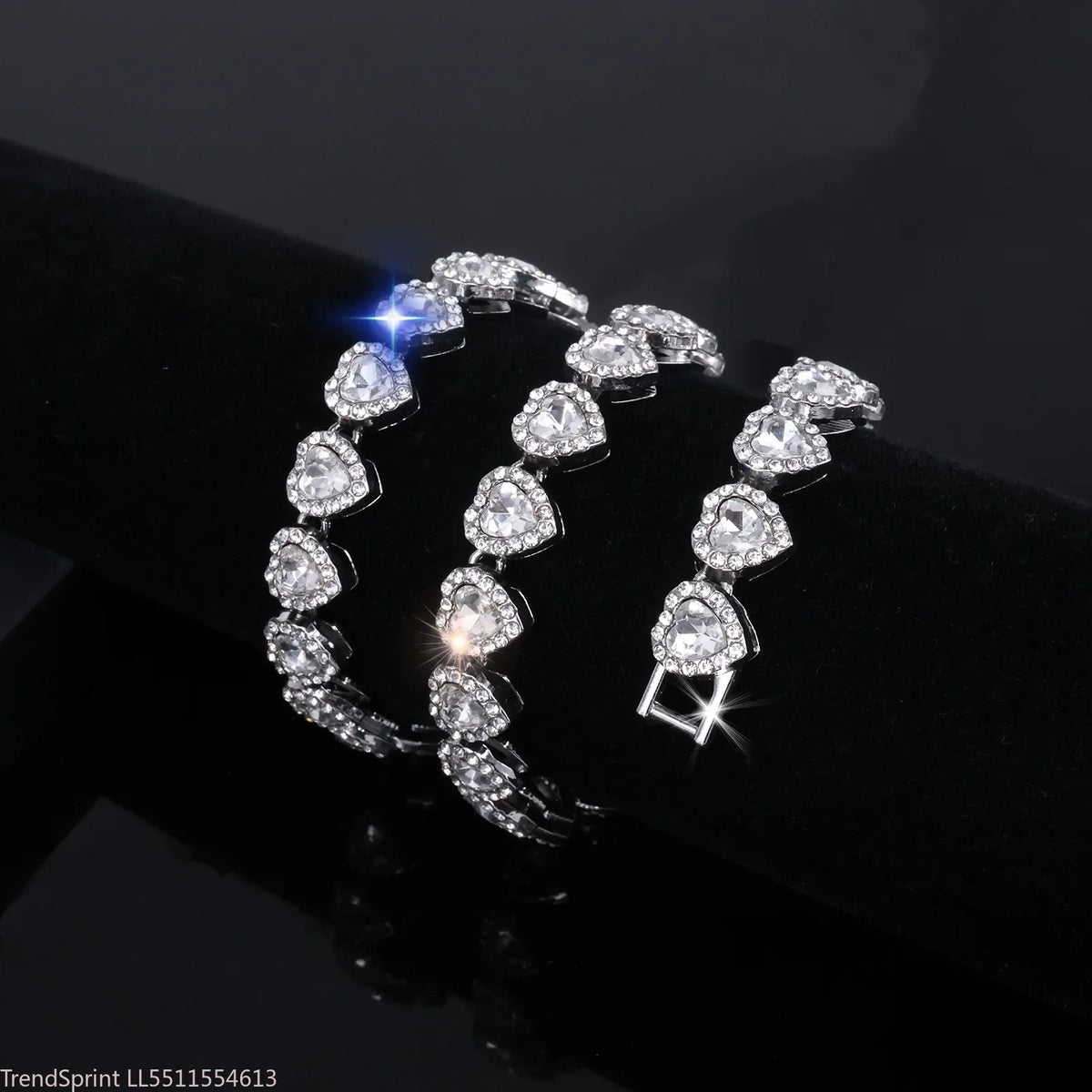 Heart Sparkle Necklace & Bracelet Collection