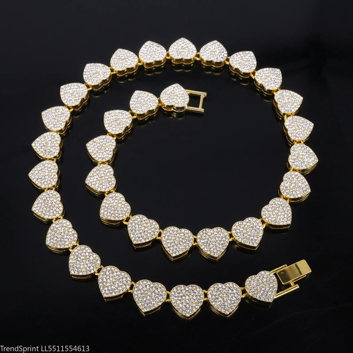Heart Sparkle Necklace & Bracelet Collection
