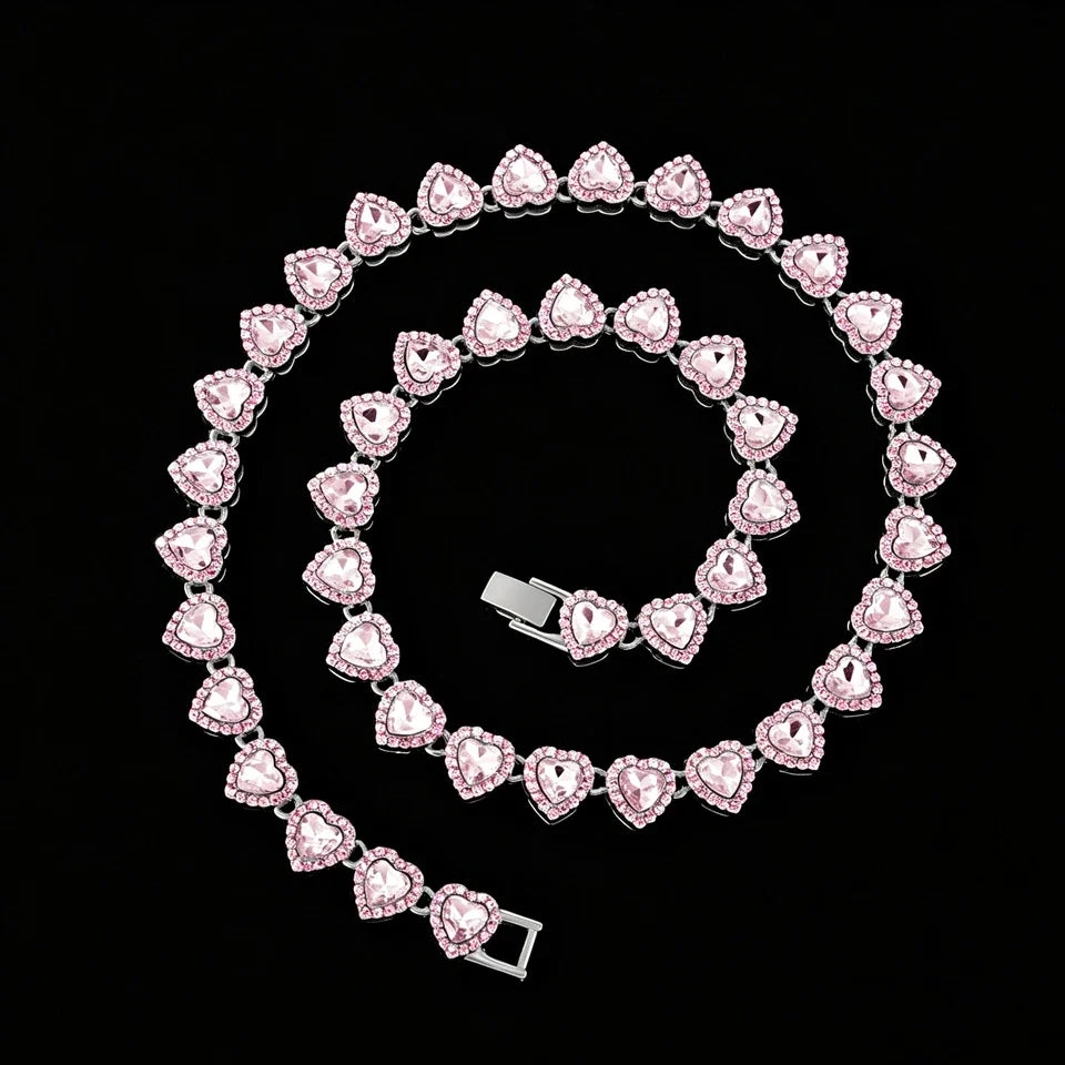 Heart Sparkle Necklace & Bracelet Collection