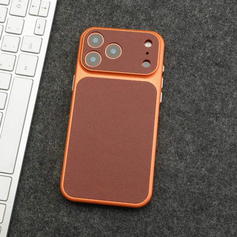 Vintage Woven Leather Textured Case for iPhone