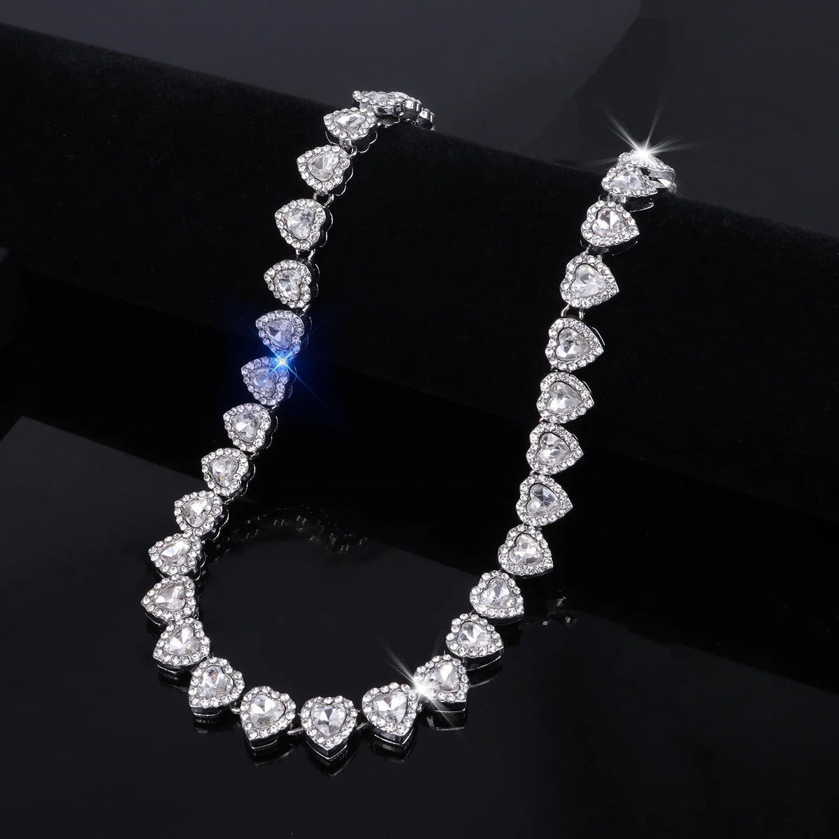 Heart Sparkle Necklace & Bracelet Collection