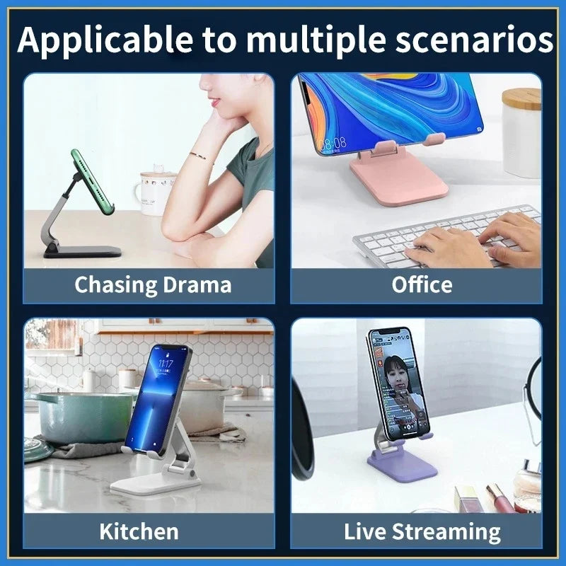 Adjustable Desk Phone and Tablet Stand for iPhone iPad
