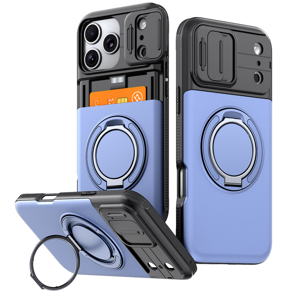 ShieldVault – 2-in-1 Shockproof Card Holder Phone Case