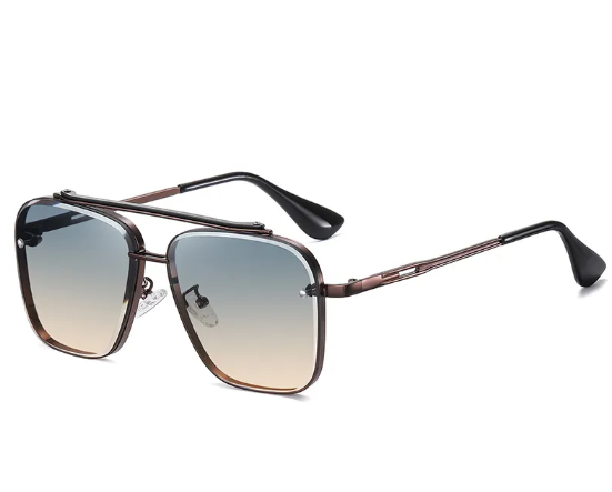 Dual-Tone Gradient Polarized Sunglasses